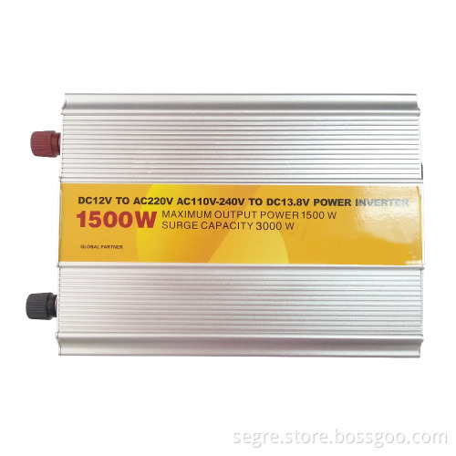 1500W Power inverter 12V 24V DC to 110V 220V modified sine inverter